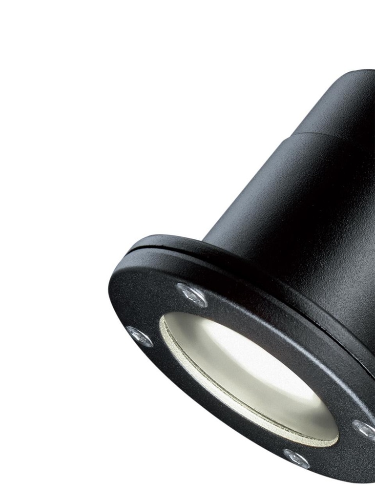 Faretto Gu10 C-Picchetto  linea spot  nero - Samnite