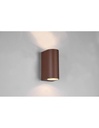 Applique Parete Cilindro Doppia Emissione GU10 Roya Ruggine IP44 Trio Lighting