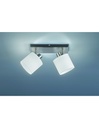 Faretto Tommy 2xE14 Spot Nichel L28 cm Trio Lighting - Samnite