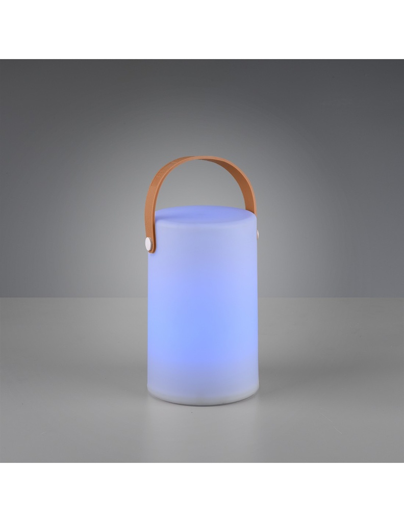 Lampada Cilindrica Da Appoggio Aruba Led Rgbw IP44 Trio Lighting - Samnite