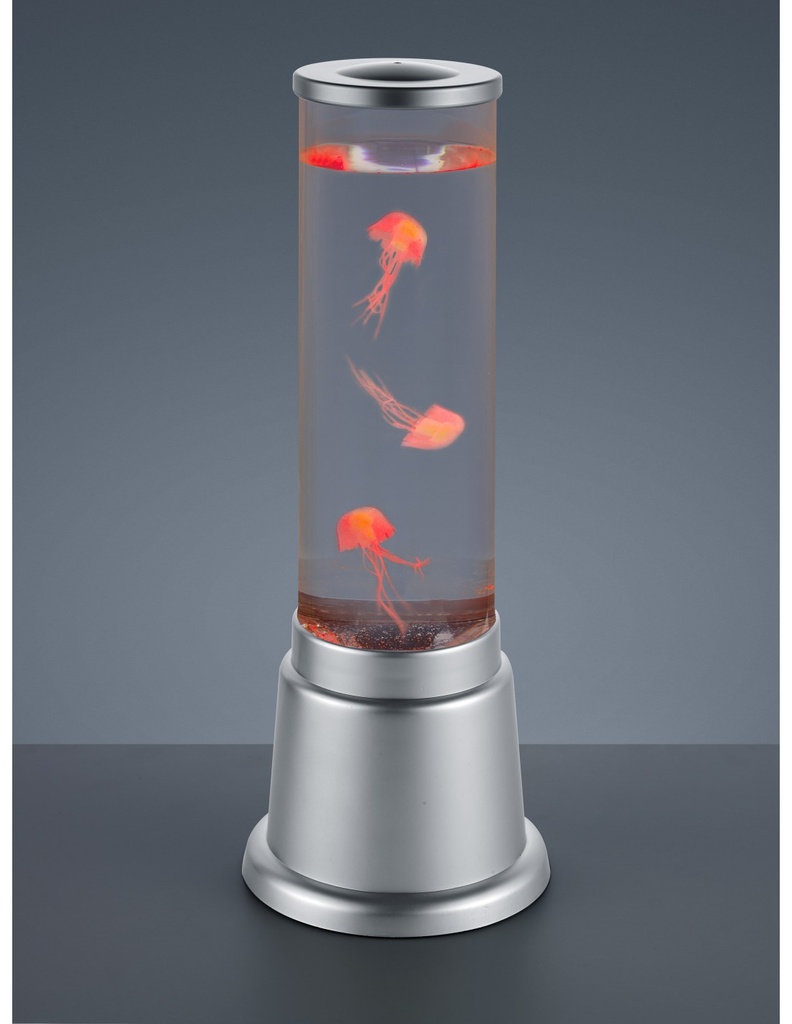 Lampada Da Tavolo Jelly Titanio Led Rgbw Gioco D'Acqua Ø12 cm Trio Lighting - Samnite