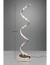 Lampada Da Terra Moderna Yara Spirale Nichel Led Dimmer Trio Lighting - Samnite
