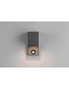 Lampada Parete Cubo Roya Antracite Sensore Movimento IP44 Trio Lighting - Samnite