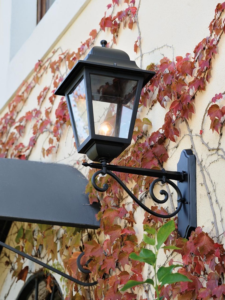 Lampada Sospesa in Alluminio Pressofuso con Diffusori in Vetro Trasparente nero - Samnite