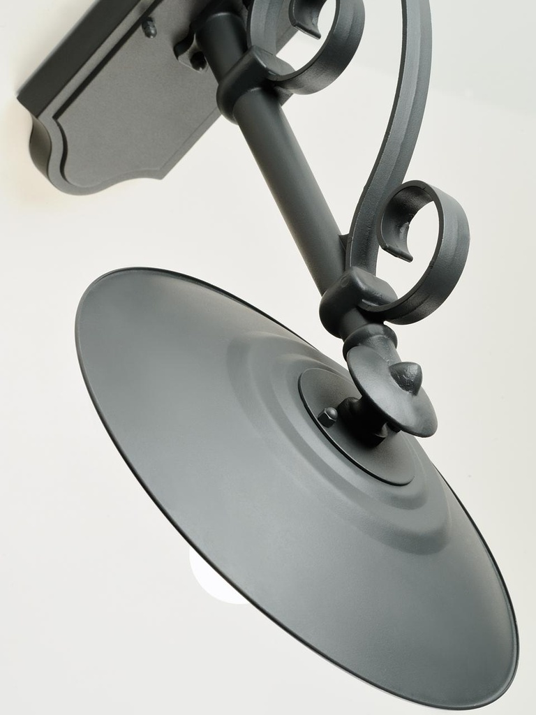 Lampada a Sospensione in Alluminio Verniciato e Smaltato Bianco, Adatta per Lampade a Risparmio Energetico grafite - Samnite