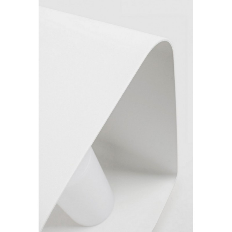 Lampada a led con piantana RIDLEY Bianco 25x28x h45 cm - Samnite