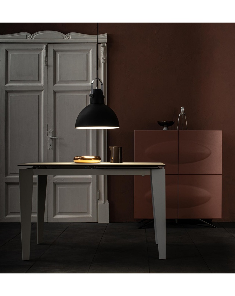 Lampada a sospensione Kande in metallo nero STS - Samnite