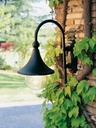 Lampada da esterno in alluminio pressofuso con diffusore trasparente - Altezza max 150mm - Potenza max 60W nero - Samnite