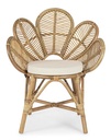 2x Sedia C-Br C-C Flores Naturale