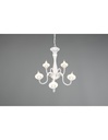 Lampadario Bianco 5 Luci Con Catena Elsa Trio Lighting - Samnite