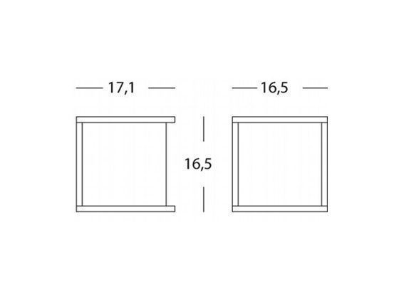 Applique E27  linea dodo  grafite - Samnite