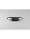 Applique Led Da Bagno Moderno Gianni Nero IP44 Trio Lighting - Samnite