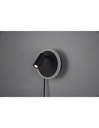 Applique Led Faretto Spot Orientabile Jordan Nero Trio Lighting - Samnite