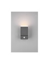 Applique Led Orientabile Avon Alluminio Antracite IP54 Sensore Movimento Trio Lighting - Samnite