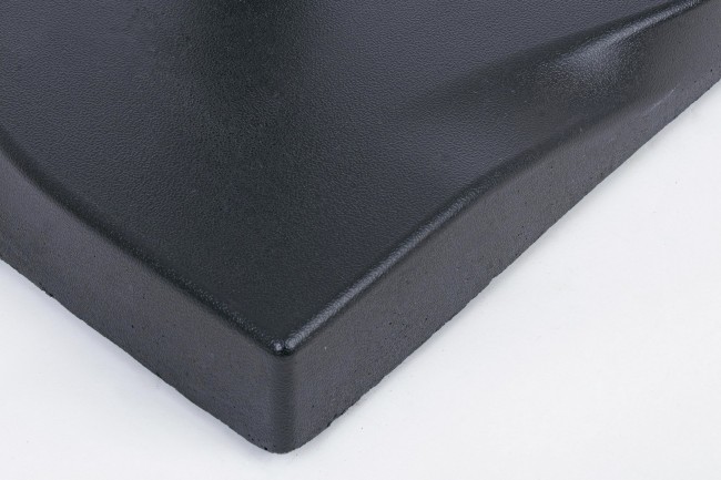Base ombrellone quadrato cemento nero Salonicco kg 25 - Samnite