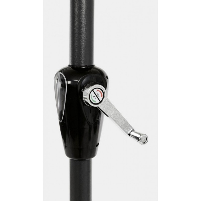 Ombrellone da giardino Atlanta cm 270x h240 con snodo Antracite-Olive - Samnite