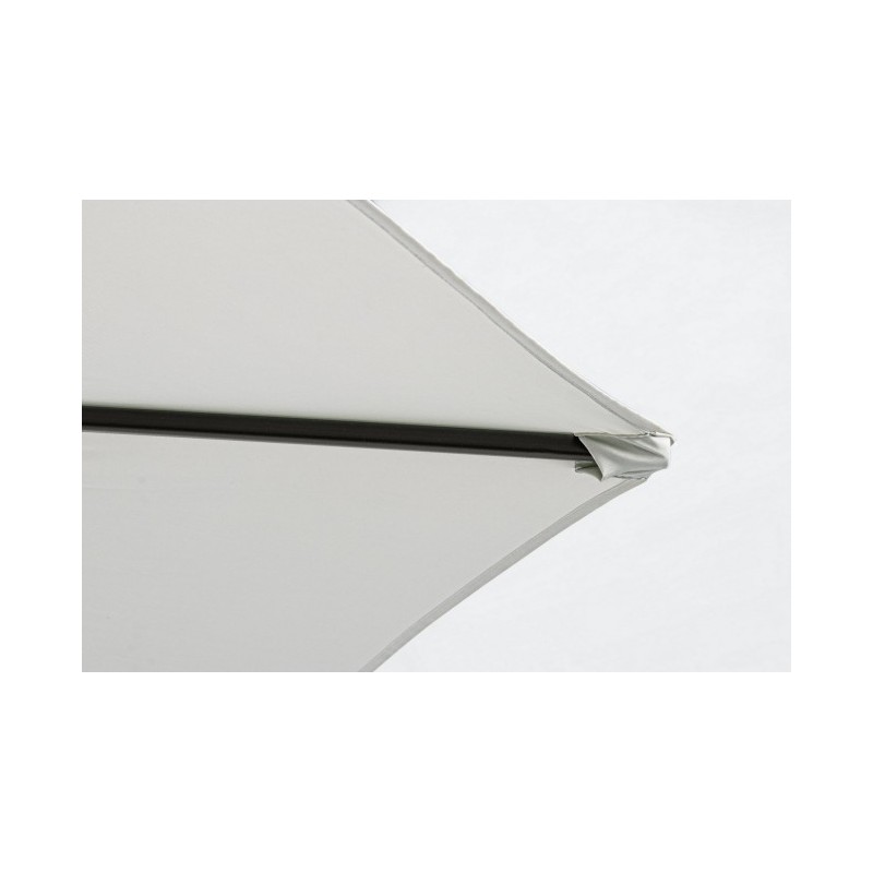 Ombrellone da giardino con braccio a 360°Texas cm 300x h260 Antracite-Natural - Samnite