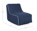 Chaise Longue Rihanna Gonfiabile Blu - Samnite