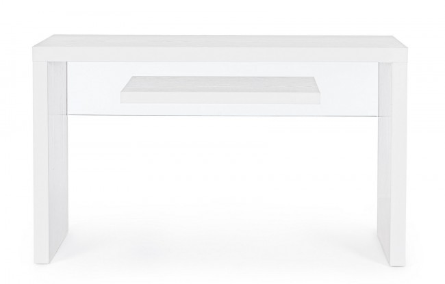 Consolle 2P Line Wood Bianco 120X40   - Samnite