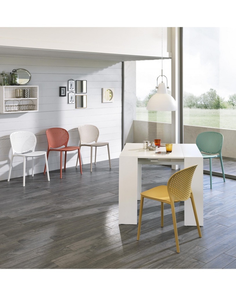 Consolle Allungabile in mdf bianco Pinocchio STS - Samnite