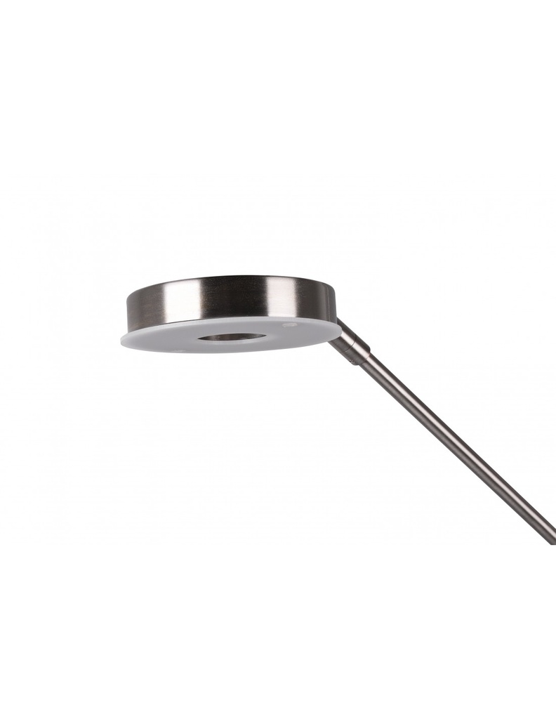 Piantana Led Dimmer con Spot da Lettura Barrie Nichel Trio Lighting - Samnite