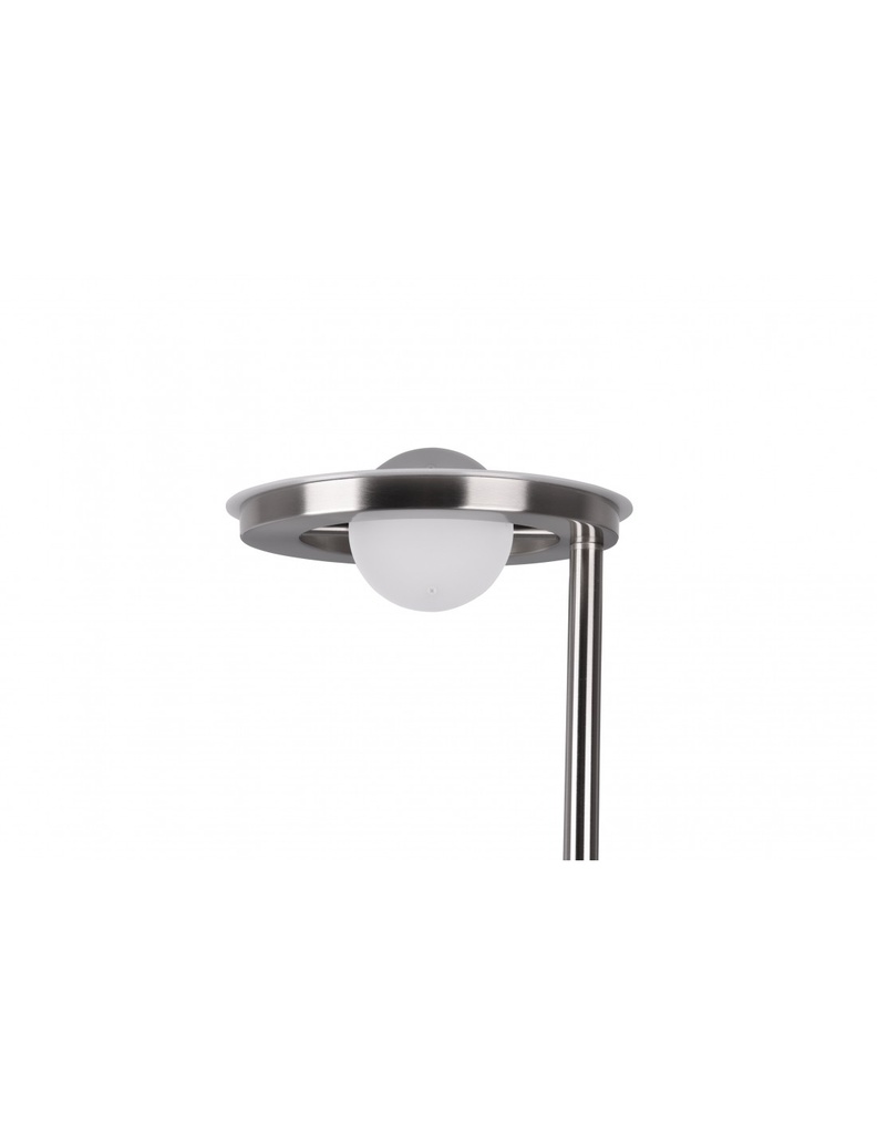 Piantana Led Dimmer con Spot da Lettura Barrie Nichel Trio Lighting - Samnite