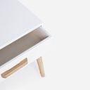 Consolle ORDINARY bianca 2 cassetti 79h cm - Samnite