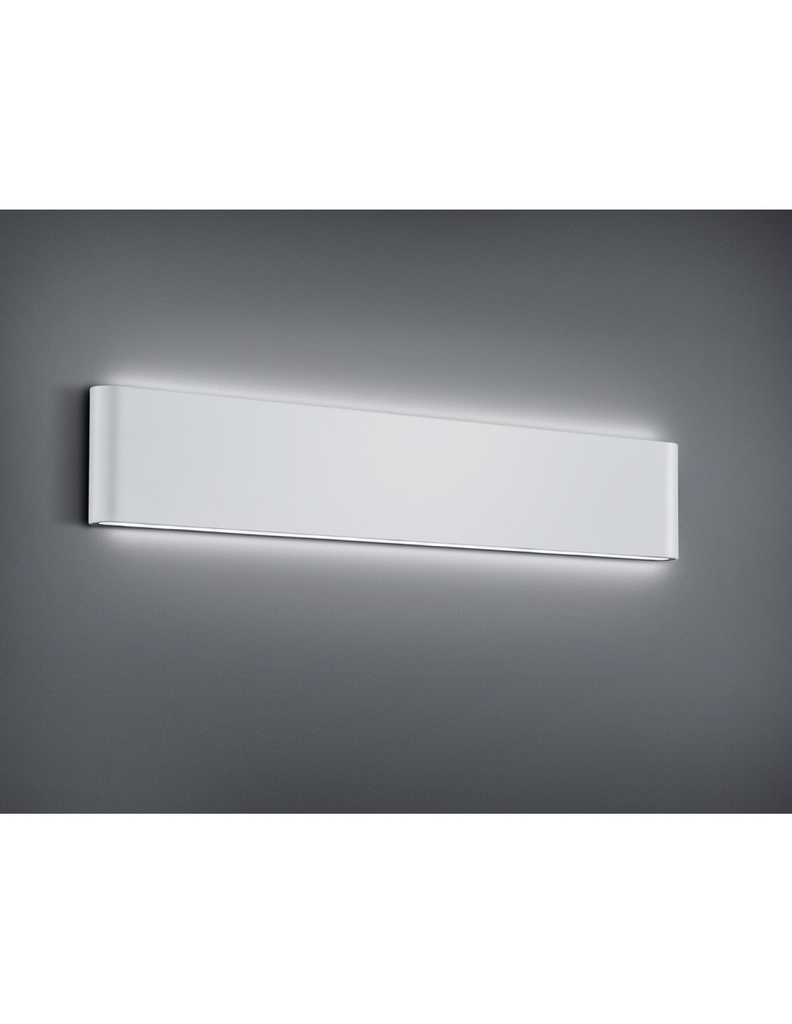 Applique Rettangolare Thames II Led Doppia Luce IP54 Bianco L46 cm Trio Lighting