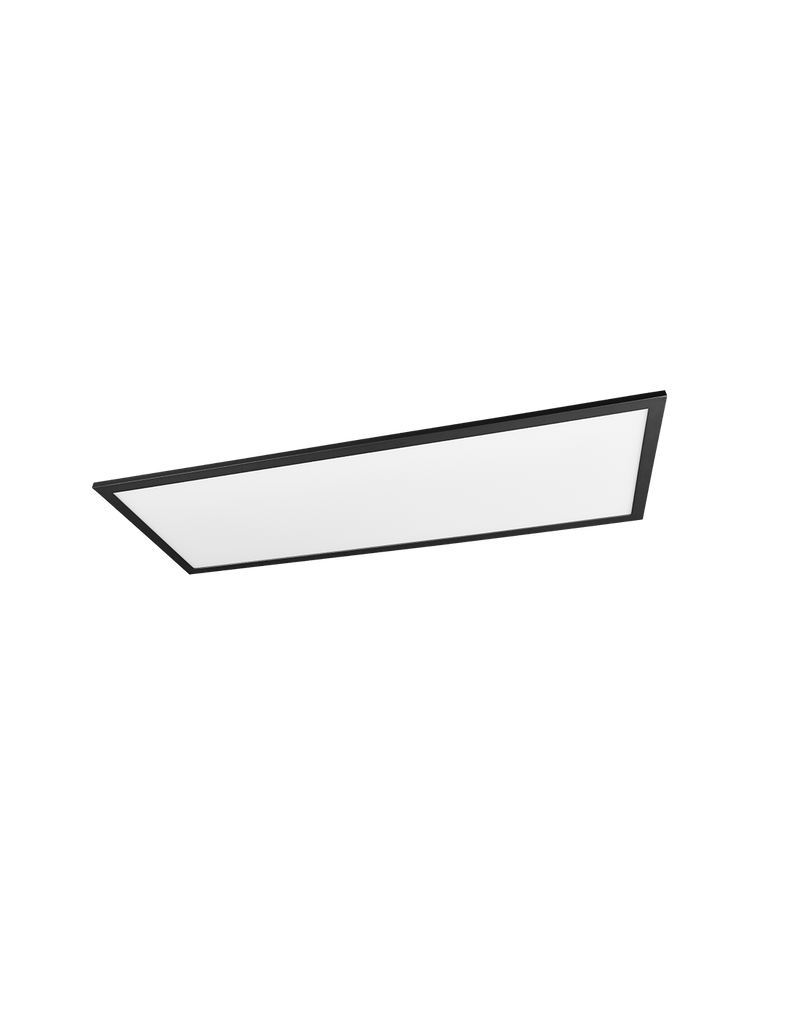 Plafoniera Applique Moderna Led Dimmer 34w Alpha Nero Trio Lighting - Samnite