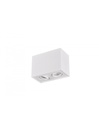 Plafoniera Biscuit Cubo Bianco 2 Spot GU10 Orientabili Trio Lighting - Samnite