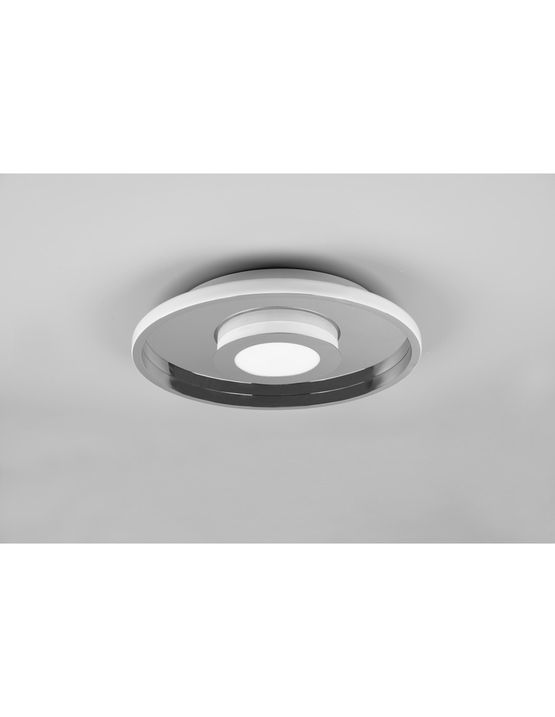 Plafoniera Disco Ascari Led 35w Cromo IP44 Trio Lighting - Samnite