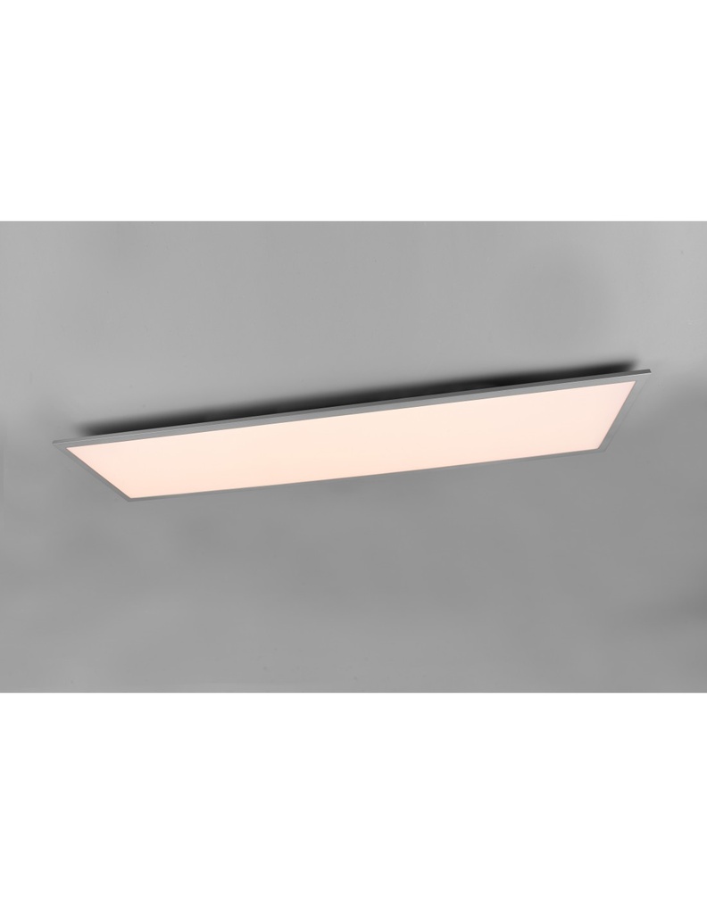 Plafoniera Led Moderna Rettangolare Gamma Alluminio Trio Lighting - Samnite