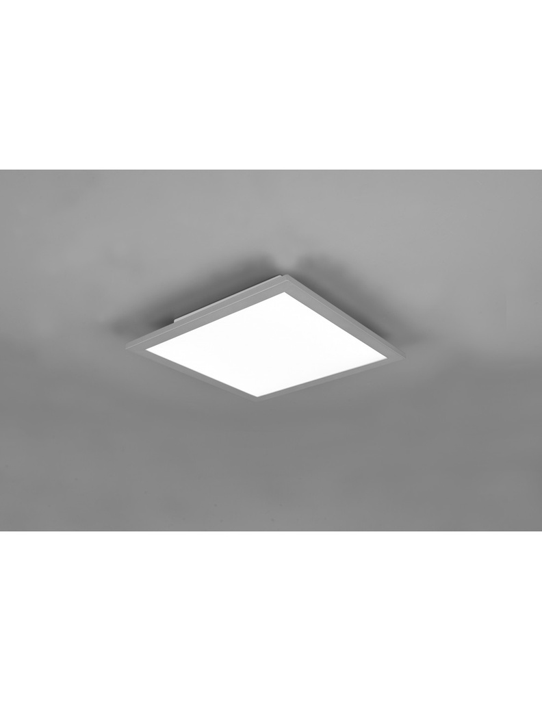 Plafoniera Moderna Quadrata Gamma Alluminio Led Dimmer Trio Lighting - Samnite