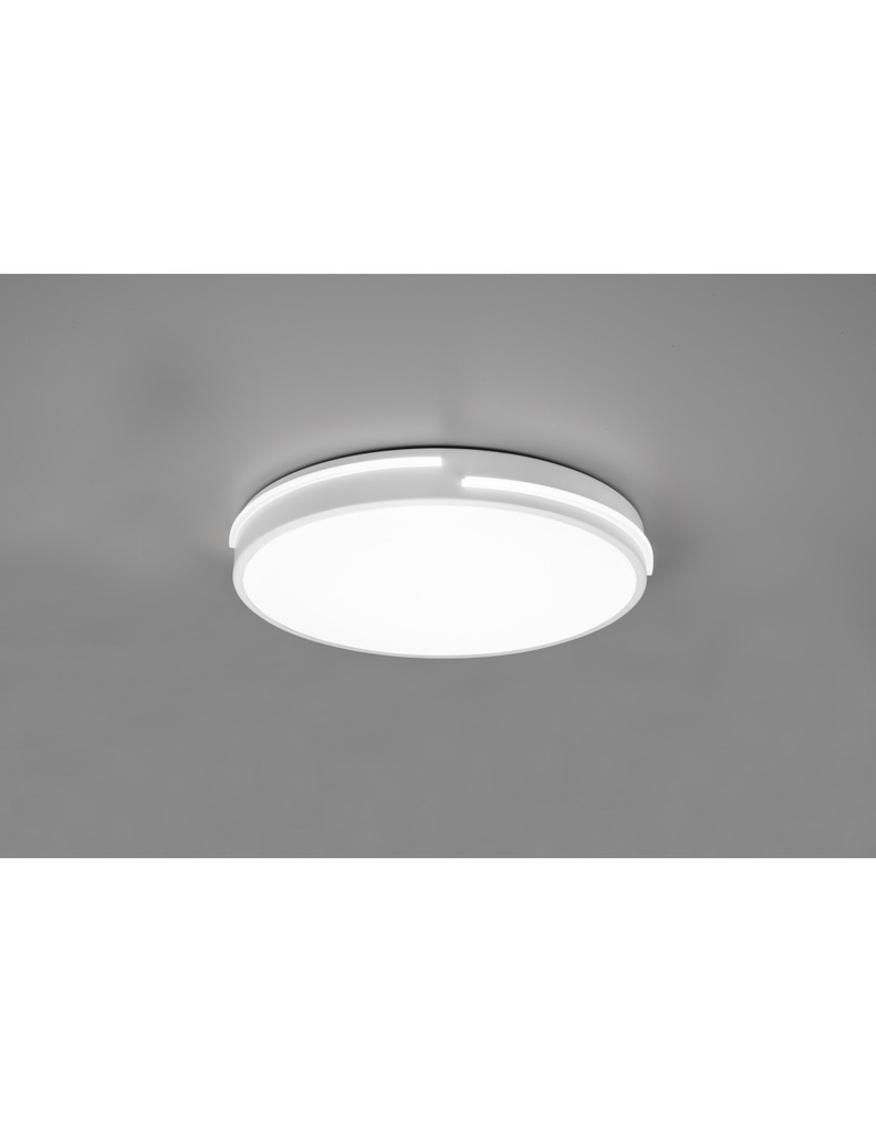 Plafoniera Moderna Tacoma Bianca Led Dimmer 24w Ø40 cm Trio Lighting - Samnite