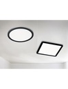 Plafoniera Quadrata Led Dimmerabile 22w Camilla Nero IP44 Trio Lighting - Samnite