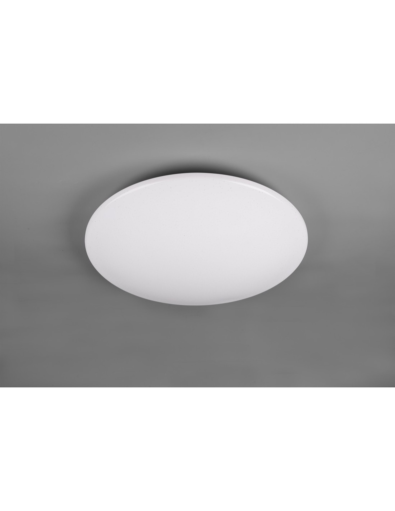 Plafoniera Rotonda Fara Moderna Led RGB Dimmerabile Bianco Ø60 cm Trio Lighting - Samnite