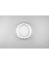 Plafoniera Rotonda Soffitto Legno Bianco Led 16,5w Dimmer Monte Trio Lighting - Samnite