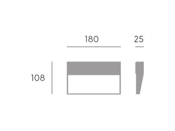 Applique Segnapasso Tondo in Alluminio Pressofuso 6W 777 Lumen 4000°K IP65 caffe'