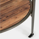 Espositore industriale con tetto e ruote D103X199h cm - Samnite