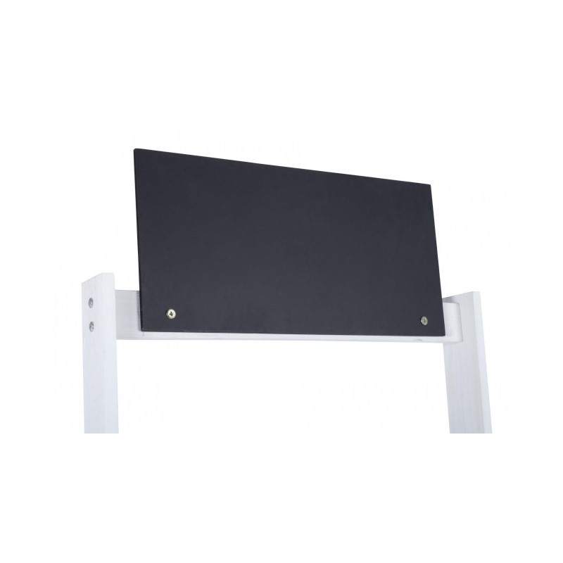 Espositore rustico Darik 8 cesti in vimini bianco - Samnite