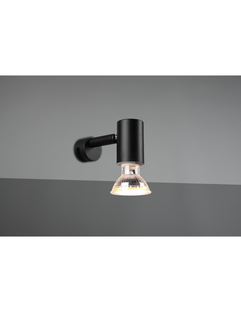 Faretto Da Bagno Spot Orientabile Nero Lorenzo Trio Lighting - Samnite