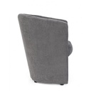 Poltrona in legno e tessuto Antracite BELIZE 64,5x63x h76 cm - Samnite