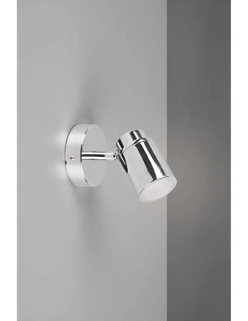 Faretto Spot Orientabile Metallo Cromo Angelo Trio Lighting - Samnite