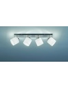 Faretto Tommy 4xE14 Spot Nichel L70 cm Trio Lighting - Samnite