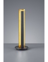 Lampada Da Tavolo Moderna Led Texel H47 cm Nero E Oro Trio Lighting - Samnite