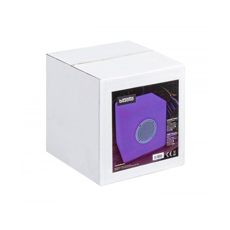 Lampada LED Cubo Speaker in Polietilene 20x20cm - Samnite