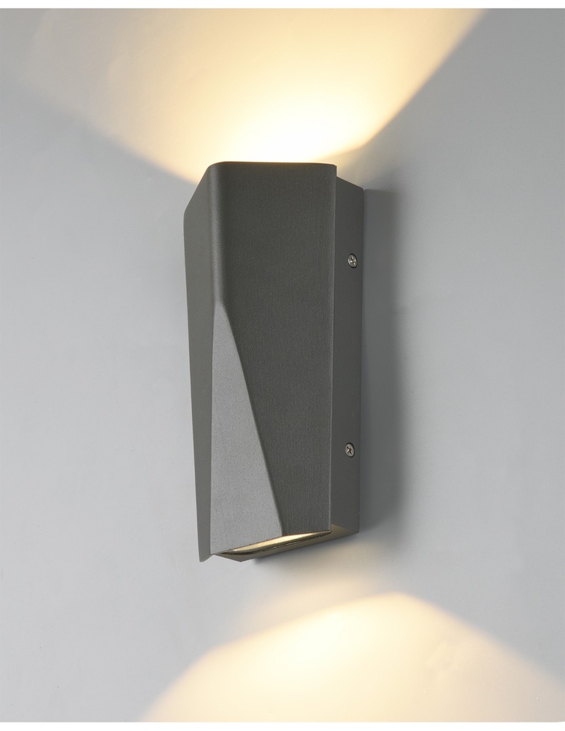 Applique Tay Led IP65 Antracite Doppia Luce Trio Lighting