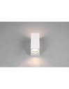 Lampada Parete Squadrata Doppia Emissione GU10 Roya Bianco IP44 Trio Lighting - Samnite