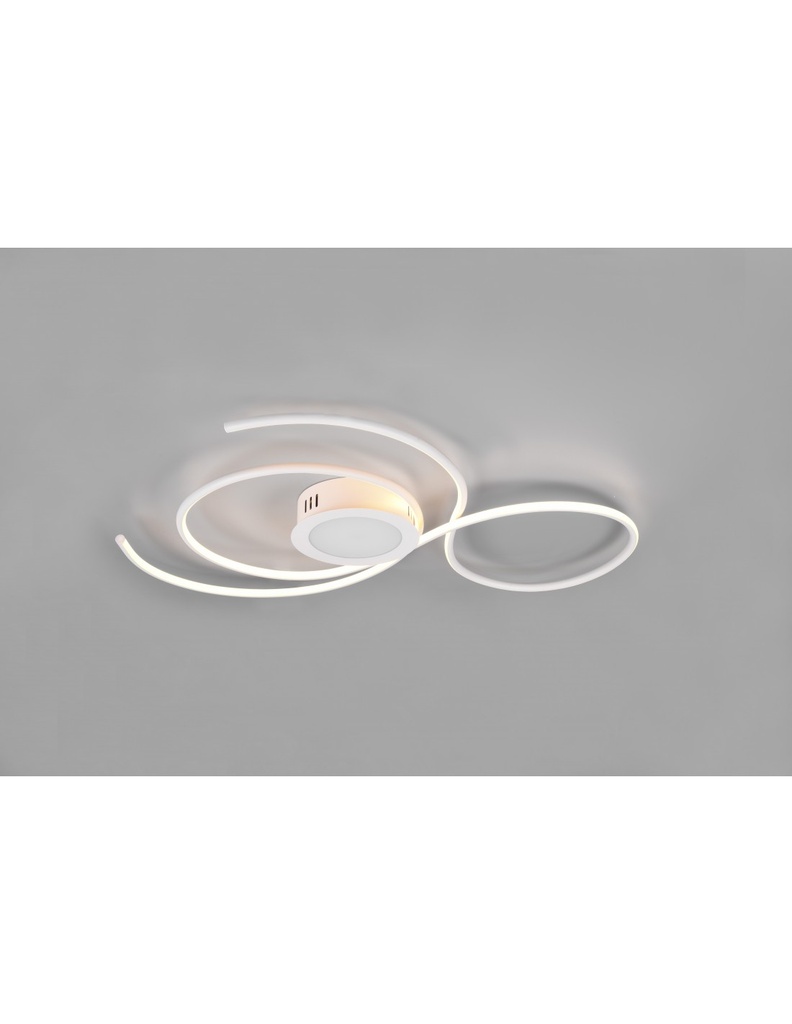 Lampada Soffitto Parete Moderna Led 48W Dimmer Jive Bianco Trio Lighting - Samnite