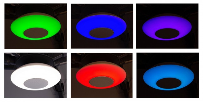 Lampada Speaker con LED per ombrellone - Samnite